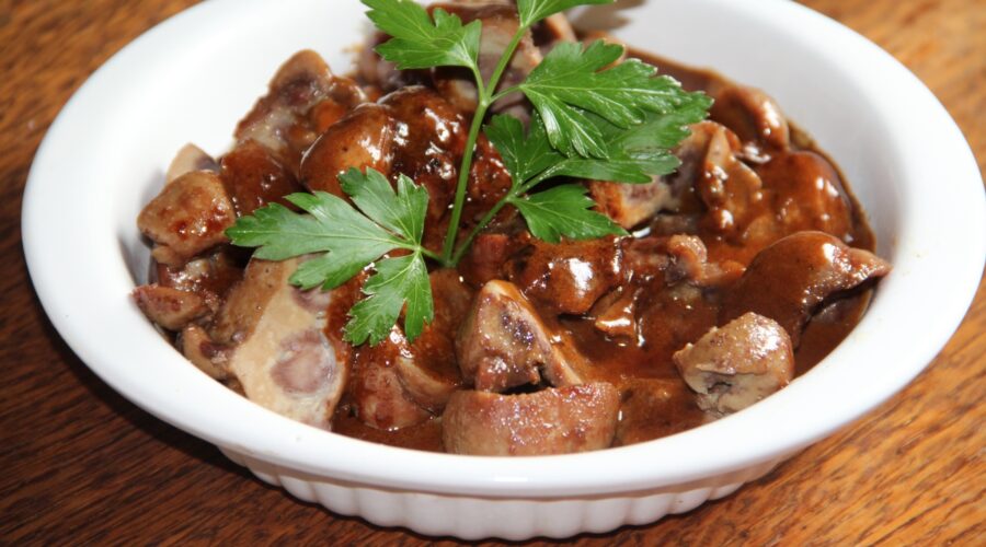 Rognons de veau à la moutarde